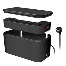 LogiLink Kabelbox mit 5-fach-Steckdosenleiste...
