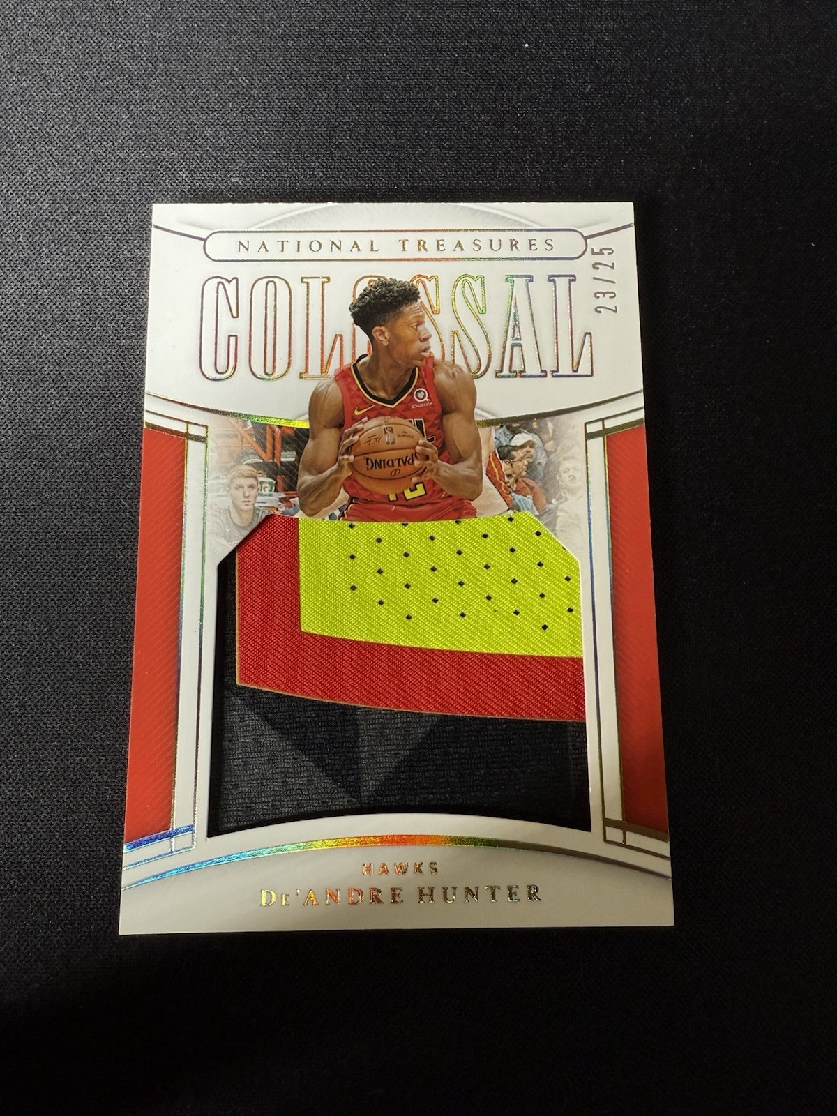 2019-20 National Treasures DeAndre Hunter 4-Color ROOKIE PATCH /25