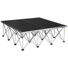 4*4 ft Assemble Stage Riser for Wedding Event Drums Foldable Performances Stages