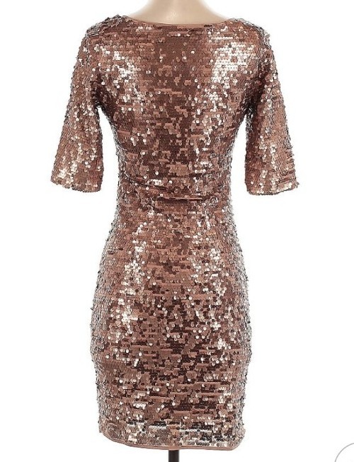 bcbg rose gold dress , Absolutely stunning BCBG Max Azria sequin dress