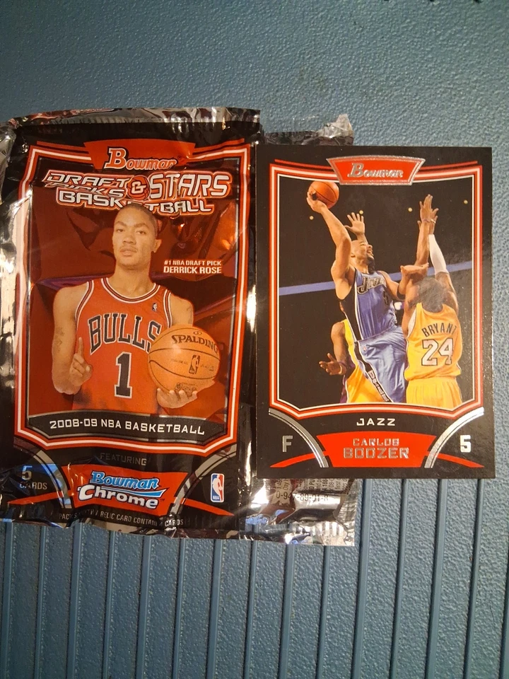 2008-09 年 Bowman Carlos Boozer 卡带科比布莱恩特防守 🔥黑色曼巴防守 — 第 3/4 张图片