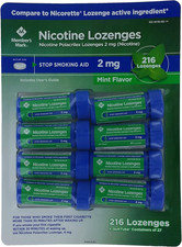 Members Mark 2Mg Nicotine Lozenges, Mint 216 Count 