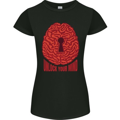 Entsperren Ihre Geist Intelligence Psychologie Damen Petite Schnitt T-Shirt