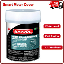 3m Bondo Short Strand Fiberglass Reinforced Filler 21oz 595.34g W Bondo Cream