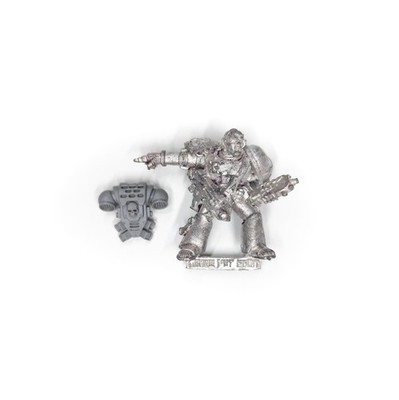 Warhammer 40k - Space Marines - Kommandogruppe, Veteran Sergeant - Metall