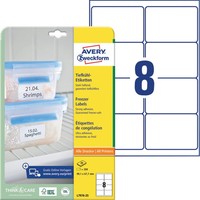 Avery Zweckform TiefküHl-Etiketten, 99,1 X 67,7 Mm, Weiß 1 Bis 20 Stk Spare 39%