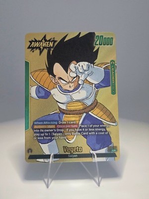 Vegeta FB04-051 GOLD Alt Art Manga Booster Leader SB01 Dragon Ball