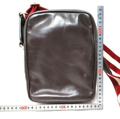 T*O様 美品　BALLY　ビジネスバッグ　TRAINSPOTTING　TAJE Bally Trainspotting Crossbody Shoulder Bag in Black Leather for