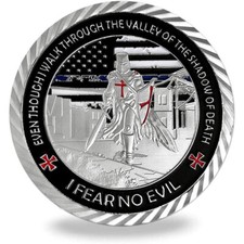 Blue Lives Matter Law Enforcement Challenge US Police Officers Coin