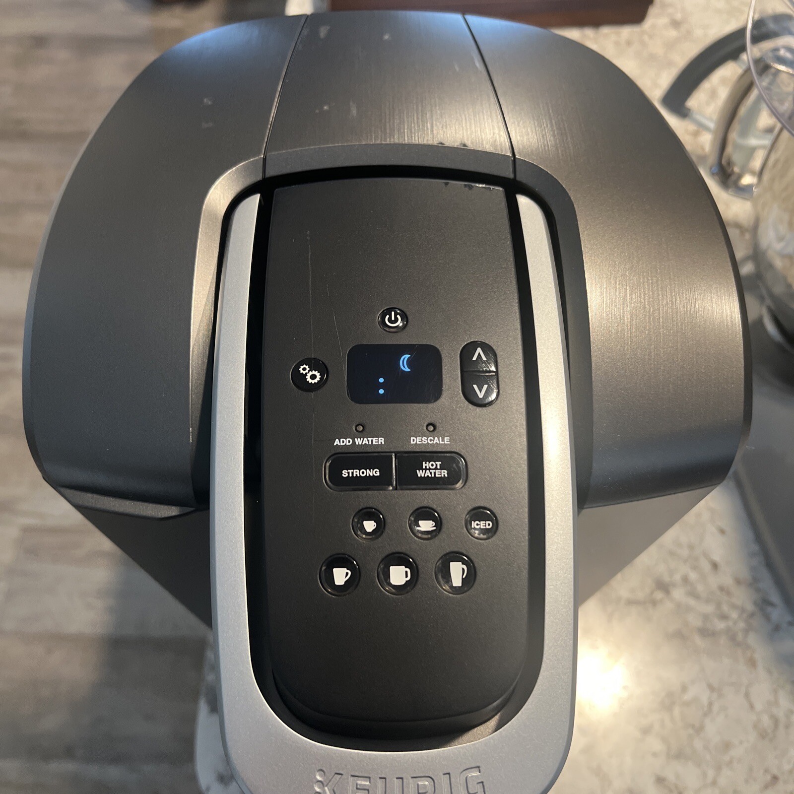 Keurig KElite K90 Coffee Maker Single Serve KCup Pod Brushed Silver