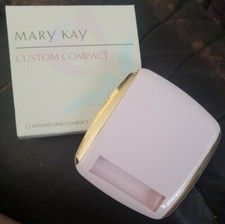MARY KAY Custom Compact 6468 Pink Gold Trim 5x5 Powder Perfect Collection NIB