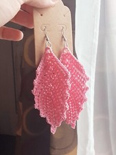 Hardened Crochet Earrings