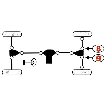 Suzuki King Quad Quadrunner rear inner axle u-joint set 1988 - 2002 - Image 4 of 4