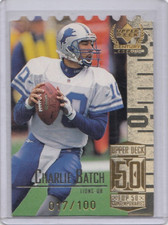 1999 Upper Deck Century Legends Century Collection #100 Charlie Batch 017/100