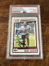 Drake Jackson IP Signed Panini Rookie Card PSA DNA Coa Slab 49ers Autographed