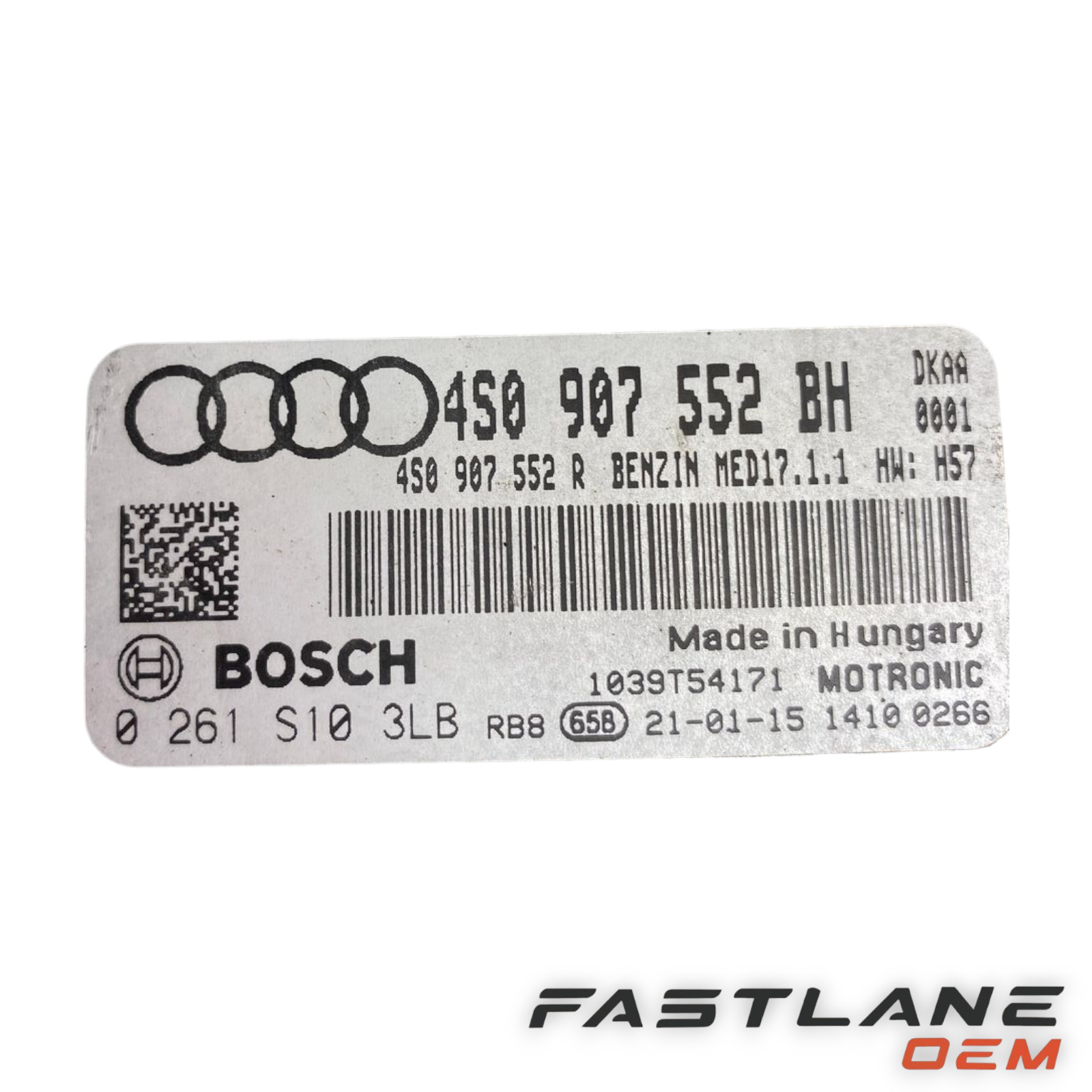 2017-2022 AUDI R8 ENGINE CONTROL MODULE (ECM) OEM 4S0-907-552-BH