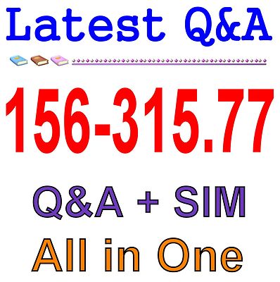 Check Point Certified Security Expert (CCSE) R77 156-315.77 Exam QA+SIM