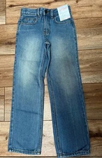 Cat & Jack Boys' Relaxed Straight Slim  Blue  Jeans Pants Multiple Sizes