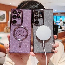 For Samsung Galaxy S25 S24 S23 S22 S21 Magsafe Magnetic Shockproof Phone Case