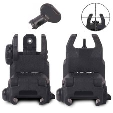 Gen II 90 degree Flip Up Sight Front and Rear Flip Sights for Hunting 20mm Rail