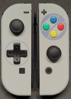 Custom Nintendo Switch Joy Con Controller! SNES Style Joy Cons with Dpad!