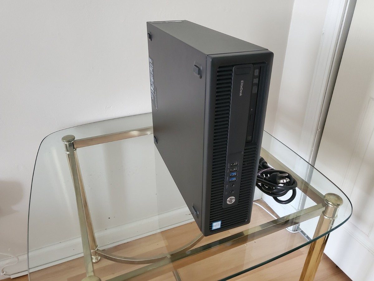 HP EliteDesk 800 G1 SFF Desktop, 8GB Ram, 120GB SSD, Core i5