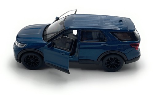 Model Car Ford Explorer SUV 1:34-39 Blue Miniature Vehicle - Picture 2 of 4