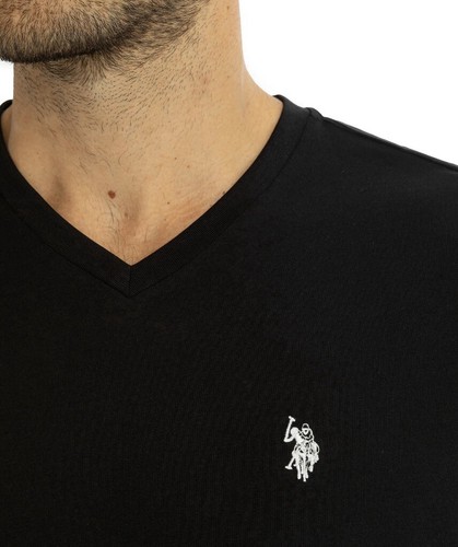 U.S. Polo Assn. Luxury Feel Shirt Mens Size XL Black Cotton Short Sleeve A1 - Imagen 3 de 3