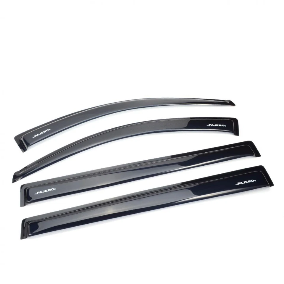 DEFLECTOR DE VIENTO PROTECTOR DE VISERA DE LLUVIA PARA SOL NEGRO PARA MITSUBISHI MONTERO SPORT 2008-2014 Foto 2 de 4