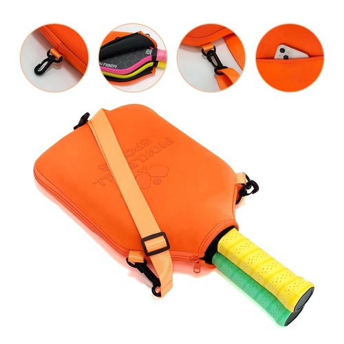Pickleball Paddle Cover Racket Pickle Ball Storage Case Racquet Shoulder Bag AU - Foto 8 di 20