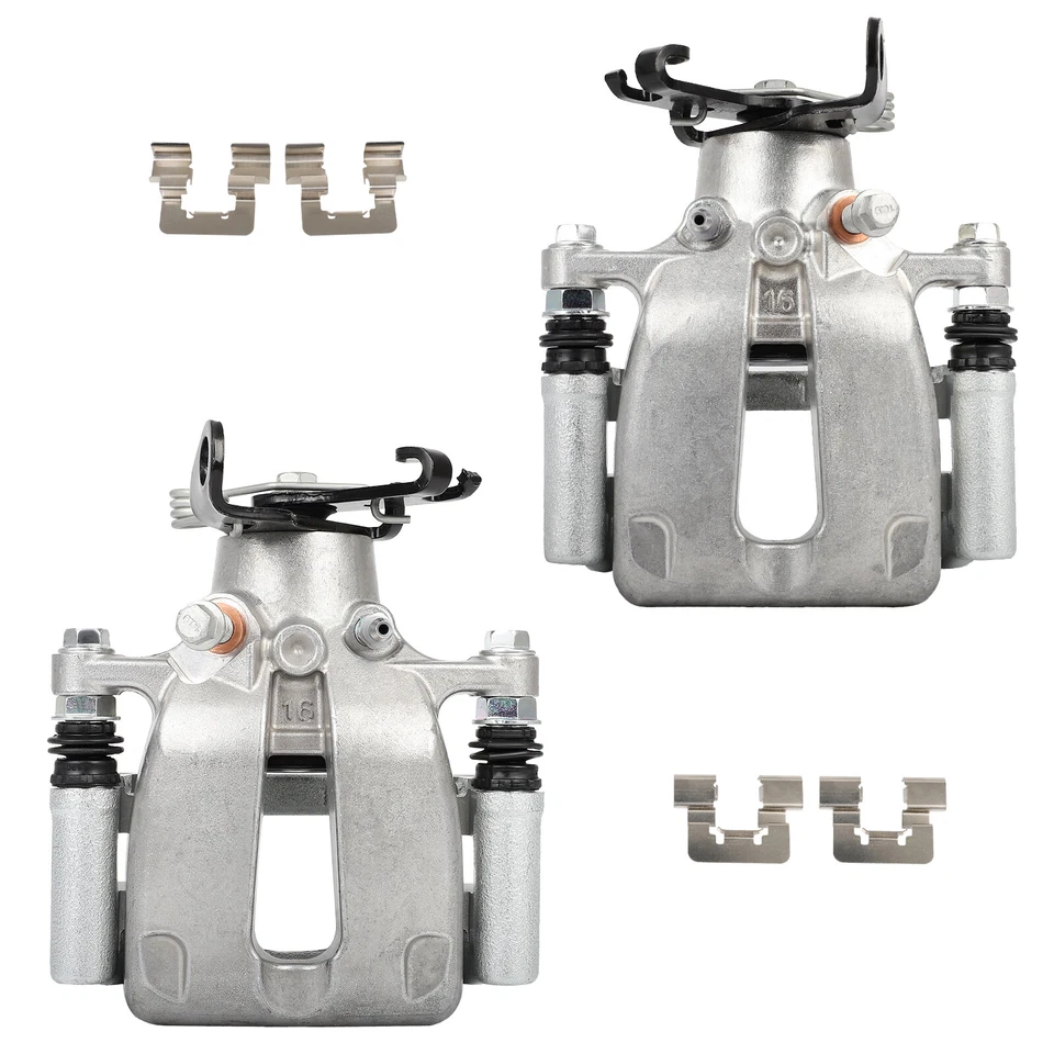 Par de pinzas de freno traseras con soporte para 12-16 Buick LaCrosse 11-17 Buick Regal Foto 2 de 4