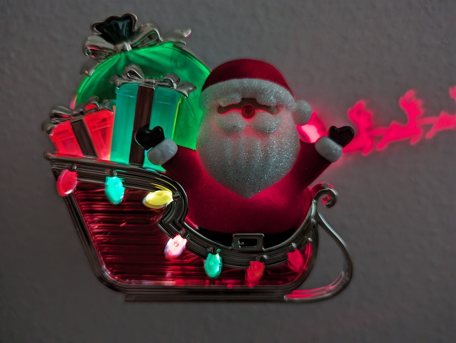 2023 Bath and Body Works Christmas Santa Sleigh Projector Nightlight