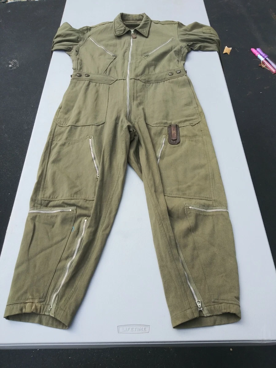 Korean War USAAF L-1 Light Flight Suit Size Medium Short - MFG L.W. Foster