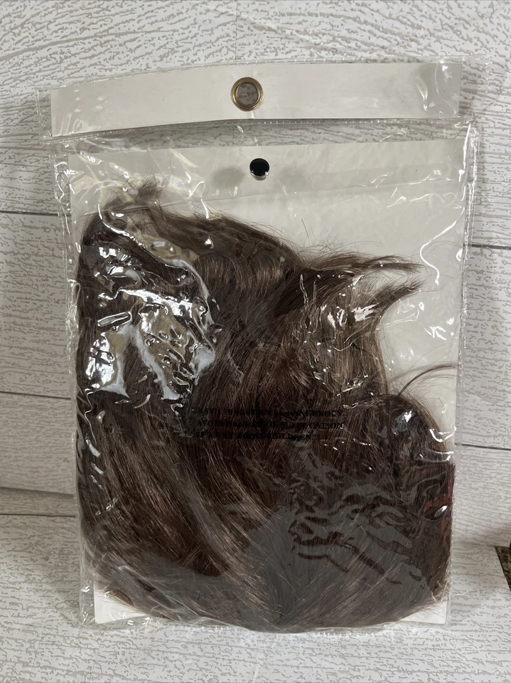 Peluca de colección 2001 Franco Brown Hair Surfer Dude Disfraz de Halloween Peluca de Michele’s Foto 3 de 4