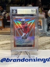 2020 Leaf Valiant Orange /50 Jeff Okudah #BA-JO1 Rookie Auto RC BGS 9.5 10 AUTO!