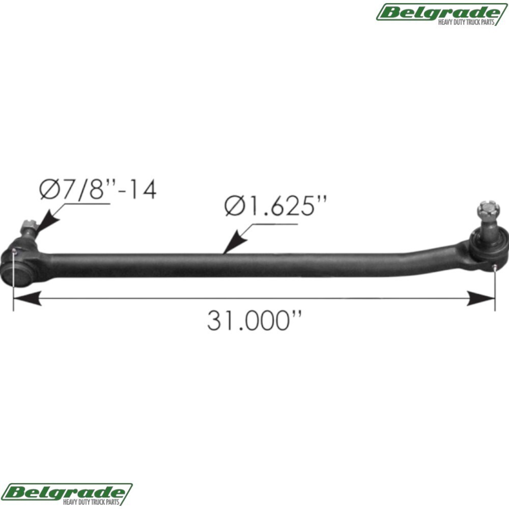 463.DS5917 Drag Link Kenworth 31.0 C to C for T880 - Replaces J20