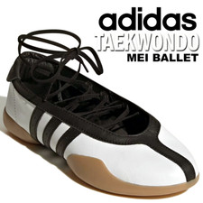 adidas Taekwondo Mei Ballet JR7030 Cloud White Core Black Gum Women's Size