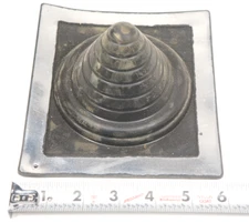 6 Inch Square 1/8-4 Inch Pipe Flat Roof Rubber Penetration Seal Gasket Flashing