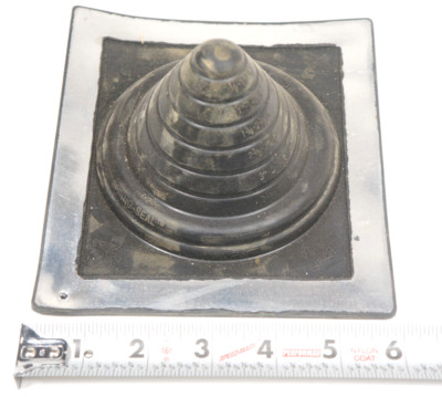 6 Inch Square 1/8-4 Inch Pipe Flat Roof Rubber Penetration Seal Gasket Flashing