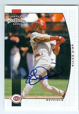 Eric Davis autographed baseball card (Reds) 2005 Donruss Team Heroes #89