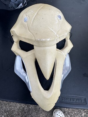 Nerf Rival Overwatch White Scull REAPER Mask Costume Helmet Cosplay Hasbro