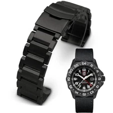 Metal Replacement Watch Band Fits Luminox Air F-117 Nighthawk 6421 6441 #5002
