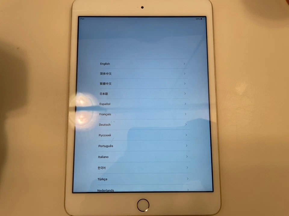 Apple iPad Mini 3 A1599 16 GB Wi-Fi Dorado CAJA ORIGINAL y RECIBO y Estuche paquete Foto 4 de 4