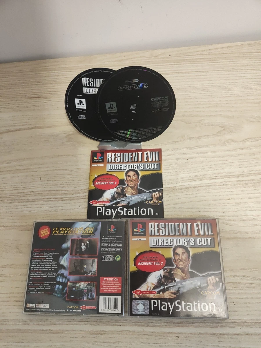 Notice Resident Evil Director's Cut PS1 - Version Française Officielle - Bon état - Collector