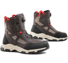 STIVALI SCARPE BOOTS MOTO FALCO ARRAKIS IMPERMEABILI MARRONE TG 44