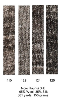 Haunui Silk Yarn from Noro; 4 Colors Left; New Colors Coming