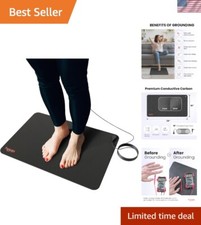 Conductive Grounding Mat for Improved Sleep and Energy - Perfect for Home/Office