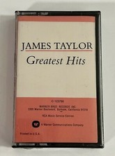 JAMES TAYLOR  GREATEST HITS CASSETTE  STILL FACTORY SEALED  NO BARCODE