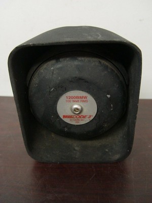 CODE 3 1200BMW 100 Watt RMS Police Motorcycle Siren Speaker 1200RT BMW