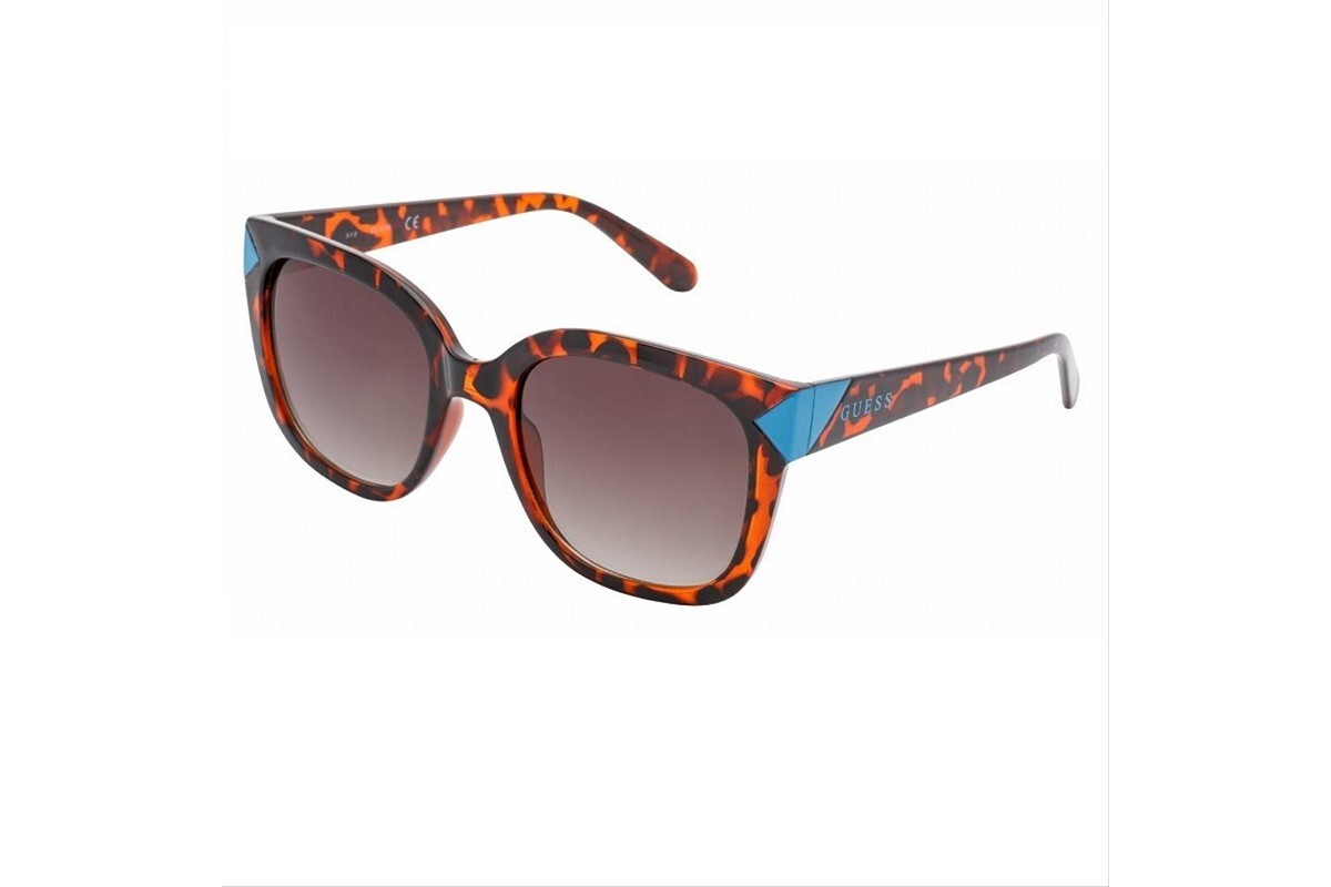 GUESS Factory GF 0374 52f Sunglasses Havana Frame Gradient Brown 